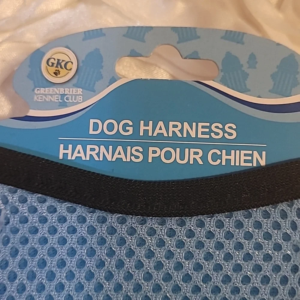 Dog Harness Blue Adjustable Harness - Small Dog